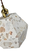 Подвесной светильник Zortes Terrazzo ZRS.1878.01 цвет плафона/подвески Белый, цвет арматуры Латунь-7