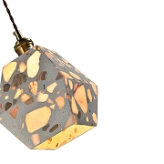 Подвесной светильник Zortes Terrazzo ZRS.1878.01 цвет плафона/подвески Белый, цвет арматуры Латунь-8