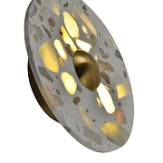 Накладной светильник Zortes Terrazzo ZRS.1878.02 цвет плафона/подвески Белый, цвет арматуры Латунь-5