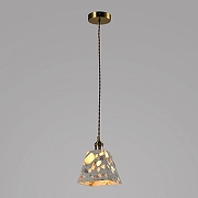 Подвесной светильник Zortes Terrazzo ZRS.1878.03 цвет плафона/подвески Белый, цвет арматуры Латунь-3