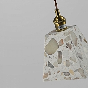 Подвесной светильник Zortes Terrazzo ZRS.1878.03 цвет плафона/подвески Белый, цвет арматуры Латунь-5