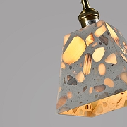 Подвесной светильник Zortes Terrazzo ZRS.1878.03 цвет плафона/подвески Белый, цвет арматуры Латунь-7