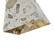 Подвесной светильник Zortes Terrazzo ZRS.1878.03 цвет плафона/подвески Белый, цвет арматуры Латунь-8