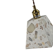 Подвесной светильник Zortes Terrazzo ZRS.1878.03 цвет плафона/подвески Белый, цвет арматуры Латунь-10