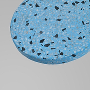 Накладной светильник Zortes Terrazzo ZRS.1878.06 цвет плафона/подвески Синий, Мрамор, цвет арматуры Латунь-7