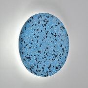 Накладной светильник Zortes Terrazzo ZRS.1878.07 цвет плафона/подвески Синий, цвет арматуры Латунь-2