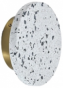 Накладной светильник Zortes Terrazzo ZRS.1878.08 цвет плафона/подвески Белый, цвет арматуры Латунь