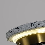 Накладной светильник Zortes Terrazzo ZRS.1878.08 цвет плафона/подвески Белый, цвет арматуры Латунь-11