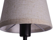 Бра Zortes Dolce ZRS.21004.1 цвет плафона/подвески Бежевый, цвет арматуры Черный-3