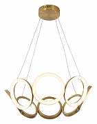 Люстра Zortes Olimpia ZRS.30101.112 цвет плафона/подвески Белый, цвет арматуры Латунь-1