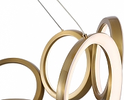 Люстра Zortes Olimpia ZRS.30101.112 цвет плафона/подвески Белый, цвет арматуры Латунь-4