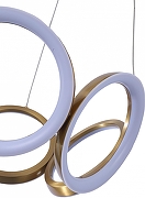 Люстра Zortes Olimpia ZRS.30101.84 цвет плафона/подвески Белый, цвет арматуры Латунь-4