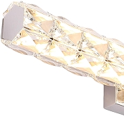 Накладной светильник Zortes Crystal ZRS.79201.8 цвет плафона/подвески Прозрачный, цвет арматуры Хром-1