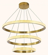 Подвесной светильник Zortes Lidia ZRS.30111.114 цвет плафона/подвески Прозрачный, цвет арматуры Бронза-1