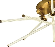 Люстра Zortes Astra ZRS.57783.10 цвет плафона/подвески Прозрачный, цвет арматуры Бронза-3