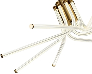 Люстра Zortes Lora ZRS.57784.08 цвет плафона/подвески Прозрачный, цвет арматуры Бронза-3