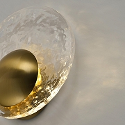 Накладной светильник Zortes Lune ZRS.90610.20 цвет плафона/подвески Прозрачный, цвет арматуры Латунь-4