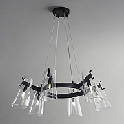 Люстра Zortes Dallas ZRS.90611.06 цвет плафона/подвески Прозрачный, цвет арматуры Черный-5