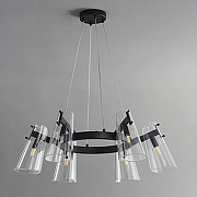Люстра Zortes Dallas ZRS.90611.06 цвет плафона/подвески Прозрачный, цвет арматуры Черный-6