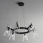 Люстра Zortes Dallas ZRS.90611.06 цвет плафона/подвески Прозрачный, цвет арматуры Черный-7