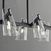 Люстра Zortes Dallas ZRS.90611.09 цвет плафона/подвески Прозрачный, цвет арматуры Черный-6