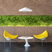 Подвесной светильник Эра Delta Б0050578 цвет плафона/подвески Белый, цвет арматуры Белый-9