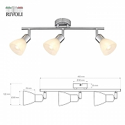 Спот Rivoli Keila Б0054682 цвет плафона/подвески Белый, цвет арматуры Хром-3