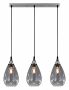 Подвесной светильник Rivoli Lily Б0054874 цвет плафона/подвески Дымчатый, цвет арматуры Хром