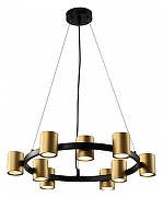 Люстра Rivoli Chloe Б0057929 цвет плафона/подвески Золото, цвет арматуры Черный-1