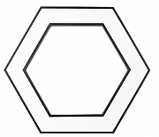 Подвесной светильник Эра Hexagon Б0058879 цвет плафона/подвески Черный, цвет арматуры Черный-1