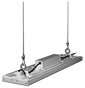 Накладной светильник WoltaPRO Аврора ДСП03-100-002-5К-Р Д120 цвет плафона/подвески Прозрачный, цвет арматуры Серый-1