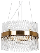 Люстра Artelamp ACAPULCO A1073LM-10PB цвет плафона/подвески Прозрачный, цвет арматуры Медь