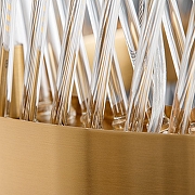 Люстра Artelamp ACAPULCO A1073LM-10PB цвет плафона/подвески Прозрачный, цвет арматуры Медь-3