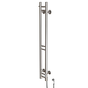 Электрический полотенцесушитель Mixline Moon 120х10 556253 с крючками цвет Хром
