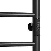 Электрический полотенцесушитель Mixline Vega 80х50 556349 цвет Черный матовый-2