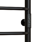Электрический полотенцесушитель Mixline Mira 80х50 556351 цвет Черный матовый-2