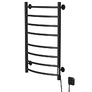 Электрический полотенцесушитель Mixline Capella 80х50 556412 цвет Черный матовый-3