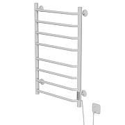 Электрический полотенцесушитель Mixline Mira 80х50 556417 цвет Белый матовый-3