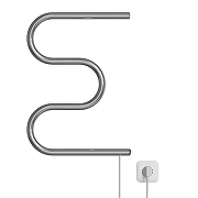Электрический полотенцесушитель Mixline Simple 50х40 556798 цвет Хром-1