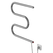 Электрический полотенцесушитель Mixline Simple 50х50 556799 цвет Хром