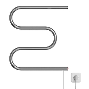 Электрический полотенцесушитель Mixline Simple 50х50 556799 цвет Хром-1