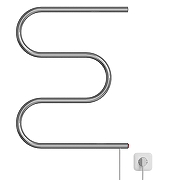 Электрический полотенцесушитель Mixline Simple 60х50 556802 цвет Хром-1