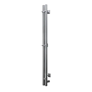 Электрический полотенцесушитель Mixline Moon 120х10 557214 с крючками цвет Хром матовый