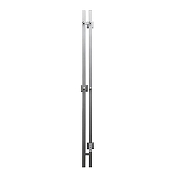 Электрический полотенцесушитель Mixline Moon 120х10 557214 с крючками цвет Хром матовый-1