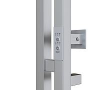 Электрический полотенцесушитель Mixline Moon 120х10 557214 с крючками цвет Хром матовый-2