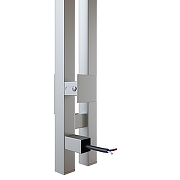 Электрический полотенцесушитель Mixline Moon 120х10 557214 с крючками цвет Хром матовый-3