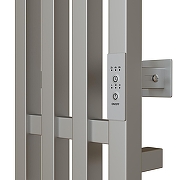 Электрический полотенцесушитель Mixline Moon 120х15 557215 с крючками цвет Хром матовый-2
