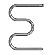 Водяной полотенцесушитель Mixline Simple M 50х40 556295 с полкой цвет Хром-1