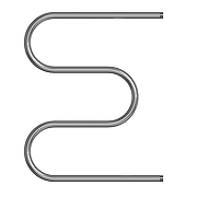 Водяной полотенцесушитель Mixline Simple M 60х50 556307 цвет Хром-1