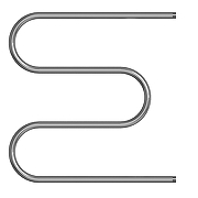 Водяной полотенцесушитель Mixline Simple M 60х60 556310 цвет Хром-1